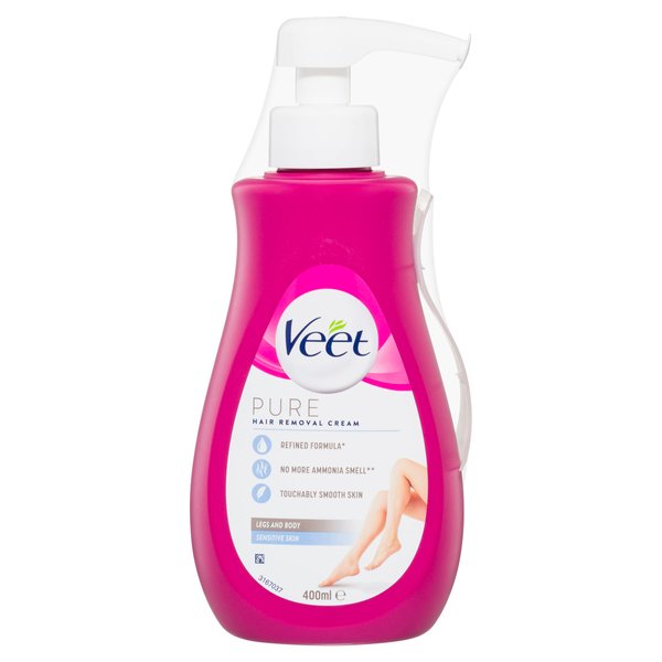Veet Hair Removal Cream Sensitive Skin with Aloe Vera & Vitamin E (400ml)