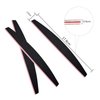 LNAUJS 3 Pack 100/180 Grit Nail Files, Reusable Black Half Crescent Shape Nail Buffer Tools