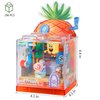 ROLOSO Sponge Squarepants Toy Building Brick Blocks Toys Sets 296 pcs Box kit Action Figures Pineapple House Patrick Stone Star Home for Creative Boys and Girls Fans Great Gift STEM