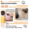 Sunscreen Setting Powder,SPF 50+ PA++++,Oil Control Waterproof Mineral Powder Sunscreen,Lightweight Long Lasting Matte Sunscreen Powder with Sunscreen Brush