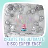 ecoZen Disco Party Decorations Set - Iridescent Party Decorations, Party Supplies with Banner, Cutlery, Cupcake Toppers, Disco Ball Balloons - Great for Birthday Party, Disco Party, Bridal Shower