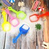 Gejoy 12 Pcs Sand Shovels for Kids Plastic Beach Shovels Bulk 7.7'' Colorful Toy Scoop Set Summer Beach Toys, Random Colors