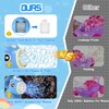 RNGODO Bubble Machine for Toddlers 1-3: Automatic Unicorn Bubble Gun for Toddlers 1-3 3-5 4-8| 360°Leak Proof Bubble Blower Contain 4 AA Battery with Light & Bubble Solution Outdoor Toys