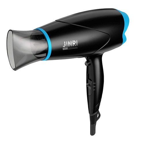 JINRI Professional Salon Ionic Ceramic Sterilization Hair Dryer Blow Dryer with Concentrator, ETL Certified