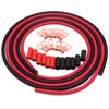 Taukealugs 6 AWG Gauge Wire UL1015 Battery Power Tinned Oxygen Free Copper OFC Welding Cable Boat Inverter Red Black Total 13.1FT and Lugs Terminal Connectors with Heat Shrink Tube