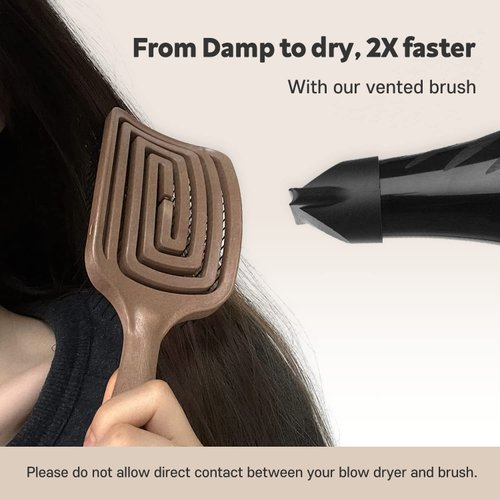Yao Vented Wet Brush – Curly Scalp Hair Brush for Curly Thin Long Short Dry Wavy Wet Hair with Flexible Design for men, women, and kids