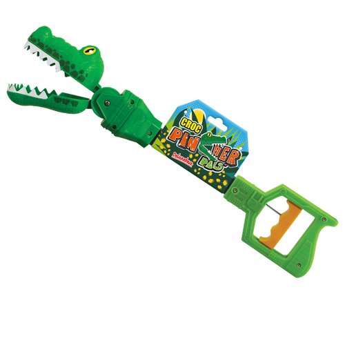Pincher Pals Alligator from Deluxebase. Alligator Toy Hand Grabber for Kids. Grabber Reacher Tool and Claw Grabber Toy. Great Alligator Kids Toys, Alligator Party Favors and Gifts.
