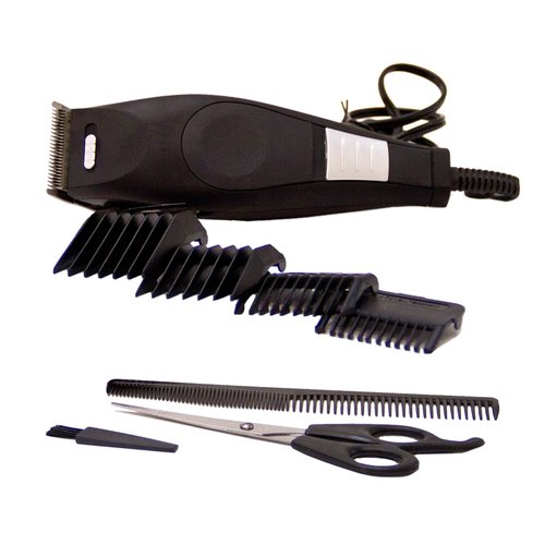 Vivitar Trimmer Kit with Beard Trimmer and Hair Clippers for Men | Professional Hair Clippers for Barbers and Household Users, Safe Electric Razor for Men, 7 Adjustable Height Settings, Black