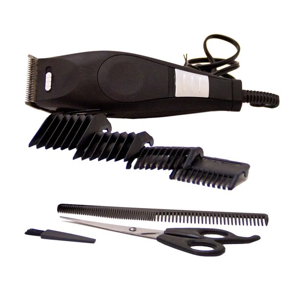 Vivitar Trimmer Kit with Beard Trimmer and Hair Clippers for Men | Professional Hair Clippers for Barbers and Household Users, Safe Electric Razor for Men, 7 Adjustable Height Settings, Black