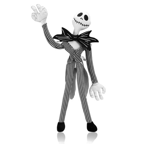 illuOKey Jack Skellington Plush Doll Nightmare Before Christmas Toys - 20 Inches Pumpkin King Plush Stuffed Baby Dolls (Black)