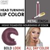 Gerard Cosmetics Metal Matte Liquid Lipstick Underworld | Grey Purple Lipstick with Matte Metal Finish | Long Lasting Lipstick with Hydrating Ingredients | Super Pigmented Opaque Lip Color