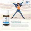 Swiss Just Stress Relief, Anti-Stress Activator Essential Oil 10ml. A Specific & Balanced Blend of 15 Natural Essential Oils. with Basil & Lavender Extract, 10 ml