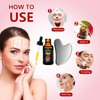 Yoyair Gua Sha Facial Tools & Rosehip Oil 2 in 1, Stainless Steel Gua Sha Tool, Premium Gua Sha Set with Oil for Facial Skin Care Body Eyes Neck Massage