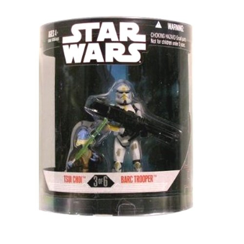 Star Wars Saga 2008 Exclusive Order 66 Action Figure 2-Pack Tsui Choi & Barc Trooper