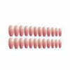 MERVF Coffin Press on Nails Long Fake Nails Ombre French Tip Ballerina Glue on Nails with Designs 24pcs Pink Glossy Acrylic Nails Artificial False Nails for Women