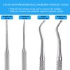 2PCS Ingrown Toenail File and Lifter with Storage Case,YINYIN100% Stainless Steel ingrown toenail Tool,Double Sided Professional Grade Nail Cleaner Tool