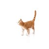 Schleich Farm World, Realistic Cute Cat Toys for Boys and Girls, Orange and White Tabby Cat Toy, Ages 3+
