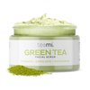 Teami Matcha Green Tea Facial Scrub For Hydrating, Moisturizing, and Exfoliating, Natural Exfoliating Body & Face Scrub, Organic Face Exfoliator Sugar Scrub with Lemongrass, Non-Greasy Face Exfoliant