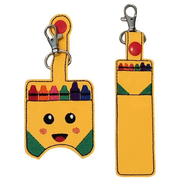 Crayons Hand Sanitizer and/or Lip Balm Holder