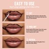 iMethod Lip Stain - Lip Liner Stain, Long Lasting Lip Stain Peel Off, Waterproof Stay On All Day, Transfer-Proof, Highly Pigmented, Natural Instant Peel Off Lip Stain Color, Coffee