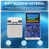 SKRVGOJFG Silicone Case Compatible with Anbernic RG35XXSP, Anti-Scratch, Washable, Shockproof Silicone Protective Cover for RG35XXSP Retro Handheld Game Console - White