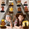 DTOFOOT 10 Pcs Cowboy Party Decorations, Wild West Cowboy Honeycomb Centerpieces for Tables Cowboy Party Decorations Western Themed Party Decorations Cowboy Birthday Party Decorations