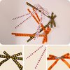 6PCS Halloween Hair Bow Clips With Long Tails Hair Accessories for Women