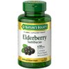 Nature's Bounty Sambucus Elderberry Herbal Supplement, for Immune Support Rapid Release Softgels, 630 mg per Serving, 120 Count