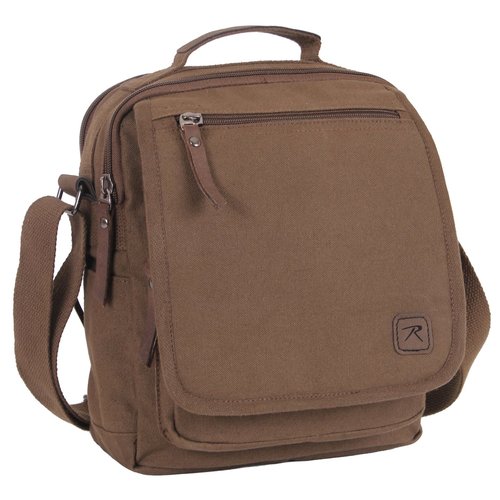 Rothco Every Day Work Shoulder Bag – Great for Work, Travel, Commuting, and More - Brown