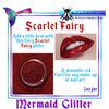 Mermaid Glitter Cosmetics Scarlet Fairy ~ Make-Up & Body Glitter 1oz jar
