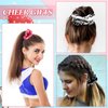 MTLEE 24 Pcs Cheer Scrunchies Bulk Cheer Pack Gifts Cheer Hair Accessories Cheerleading Hair Ties Cheerleading Elastics for Women Cheer Teams Birthday Party