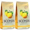 English Scone Mix, Lemon Poppyseed by Sticky Fingers Bakeries – Easy to Make English Scones Fresh Baked, Makes 12 Scones (2 pk)