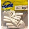 Kalin's 6M10-215 Mogambo Grub Fishing Bait, White, 6"