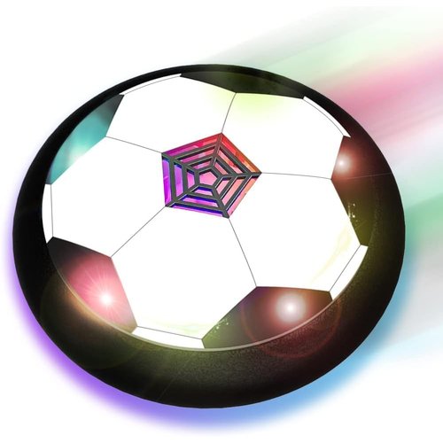 DOUEUREL Kids Toys LED Hover Football,Gifts for Boys Girls 3 4 5 6 7 8 12 Year Old Toys,Air Power Soccer Ball Indoor Outdoor Game