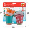 Hape Happy Buckets Set | Three Water Wheel Bath Time Toys for Toddlers, Multicolor