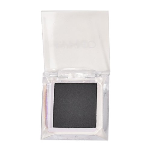 Okerker Single Black Eyeshadow Palette, Matte Eyeshadow Highly Pigmented, Eye Brightener Eye Shadow Primers, Ultra-fine Powder Multiuse Blendable Eyeshadow Base Eyes Makeup