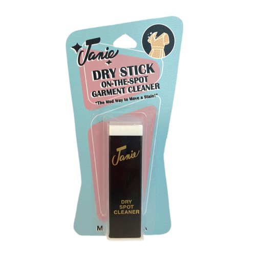 Janie Dry Stick Spot Cleaner (.4 oz) - Dry Cleaner In A Stick - Stain Remover - Absorbs Most Grease,Oil,Dirt,& Food Stains