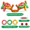 MGparty Christmas Inflatable Reindeer Antler Toss Game for Xmas Kids Teens Party Favors Supplies Outdoor Indoor Ring Toss Game