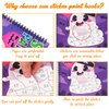 90shine 4PCS Halloween Crafts for Kids Ages 4-8 Sticker Books Gift Party Favors Create 40 Pictures