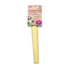 PENN-PLAX Bird-Life Calcium Bird Perch – Naturally Trims Nails & Beak – Great for Parakeets, Lovebirds, Cockatiels, and Other Small Birds – Yellow – 6” Long