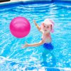 GCQJOQ 9 Inch Inflatable Bouncy Balls for Indoor Outdoor Play Balls (Pink)