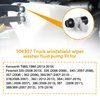 104307 Truck Windshield Wiper Washer Pump HLK7046 Fit for Peterbilt 320 330 335 337 340 357 362 365 367 378 382 384 385 386 387 388 389 579 Washer Fluid Pump Fits for Kenworth T680 T880 (1 Pack)