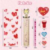 Valentines Day Gifts for Kids Classroom, 224 PCS Valentines Day Stationery Set with Pencils, Erasers, Rulers, Sharpeners, Cards for Kids Valentines Day Classroom Exchange, Valentine Party Favors