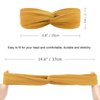 DRESHOW 10 Pack Headbands for Women Criss Cross Vintage Head Wrap Boho Headband Twisted Elastic Hair Accessories