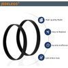 JEDELEOS Replacement Belts for Bissell 2910, 2987, 2806 PowerForce PowerBrush & TurboClean PowerBrush Lightweight Pet Carpet Cleaner, Flat Pump Belt Replace Part 1606428 (Pack of 2)