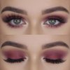 Mysense Matte Plum Single Eyeshadow Palette, Pressed Powder Eye Shadow Makeup, High Pigment Long Lasting Vegan & Cruelty Free, 205# Friskie