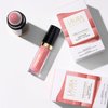 LAURA GELLER NEW YORK Serum Staples Soothing Blush + Lip Duo - Serum Blush Cheek Tint, Practical Pink + Jelly Balm Lip Serum, There She Rose