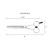 Cricket S3 T-30 Thinning Shears Professional Stylist Barber Hair Cutting Scissors, Removes Bulk, Convex Edge, Hand Polished Swedish Steel