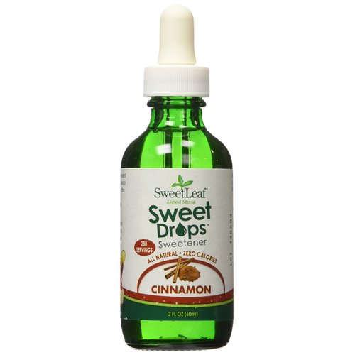 SweetLeaf Sweet Drops Cinnamon Liquid Stevia Sweetener - Cinnamon Stevia Liquid, Zero Calories, Zero Sugar, Non-GMO, Gluten-Free, Keto Friendly, Stevia Cinnamon Extract LIquid - 2 Fl Oz
