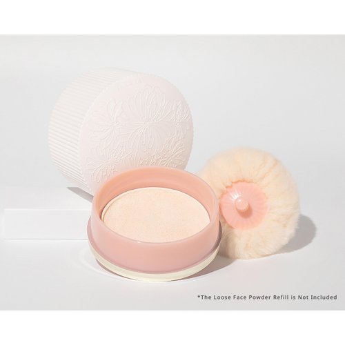 Paul & Joe Loose Powder Box + Puff - Refill Sold Separately, All-Day Lightweight Powder, Translucent Skin, Covers Pores, Absorbs Excessive Sebum, Creates Airy and Velvety Skin